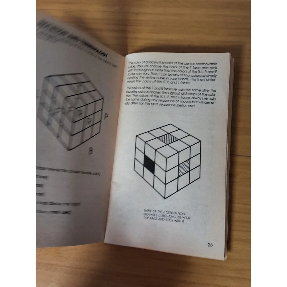 Vintage 1980s Rubik's Cube Set, 2 PG.CO Cubes & A Simple Solution Book. Lot Of 3